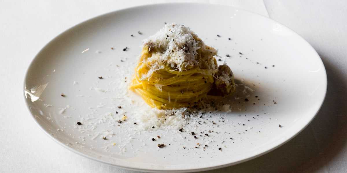 Pasta Carbonara by Luciano Monosilio